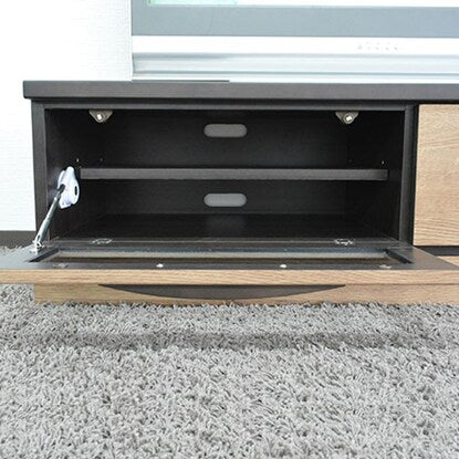 Simple wood grain design TV stand (120 NA)