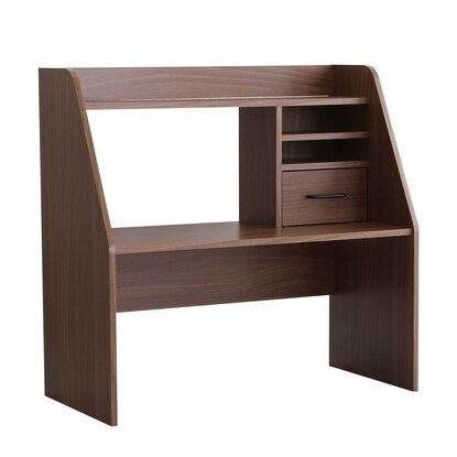 A space-saving low desk (WABK) with a back panel color of your choice