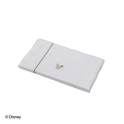 Gold Mickey Mouse pillowcase (white)