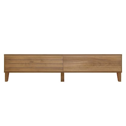 Japanese solid wood TV stand (Fendt, 160cm wide, WAL)