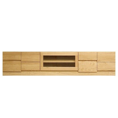 Japanese solid wood TV stand (block, width 150cm, WOK)