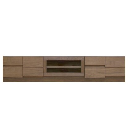 Japanese solid wood TV stand (block, width 150cm, WAL)