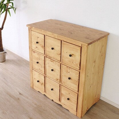 Warm wooden multi-drawer chest (LBR)