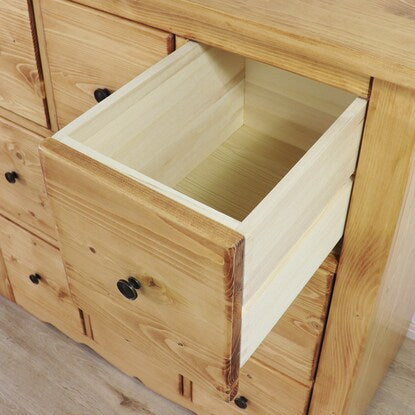 Warm wooden multi-drawer chest (LBR)