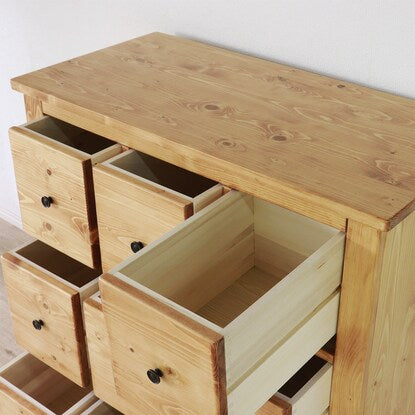 Warm wooden multi-drawer chest (LBR)