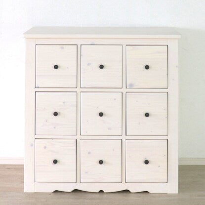 Warm wooden multi-drawer chest (WH)