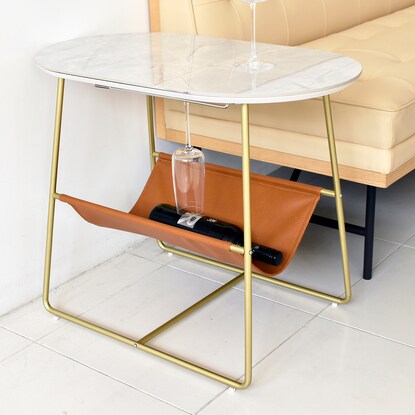 Ceramic side table (WH)