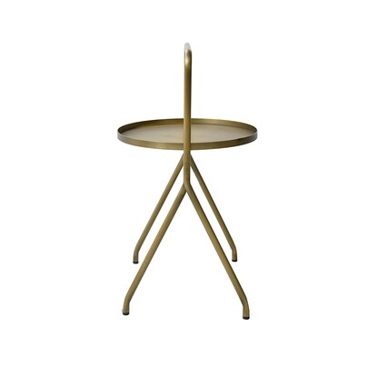 Gold color side table