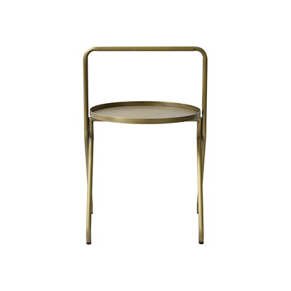 Gold color side table