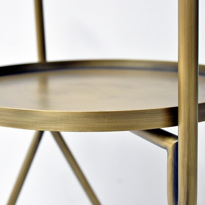 Gold color side table