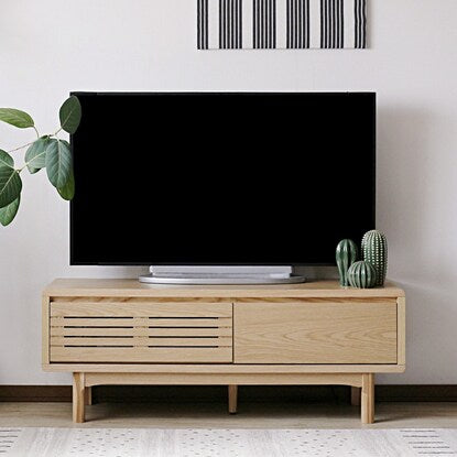 TV stand with power outlet (120cm wide, NA)