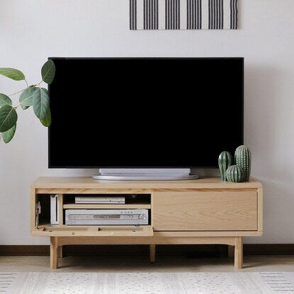 TV stand with power outlet (120cm wide, NA)