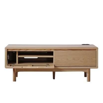 TV stand with power outlet (120cm wide, NA)