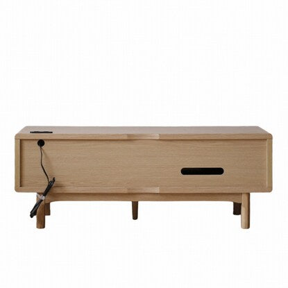 TV stand with power outlet (120cm wide, NA)