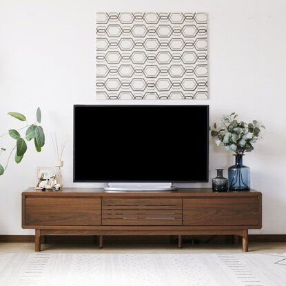 TV stand with power outlet (180cm wide)