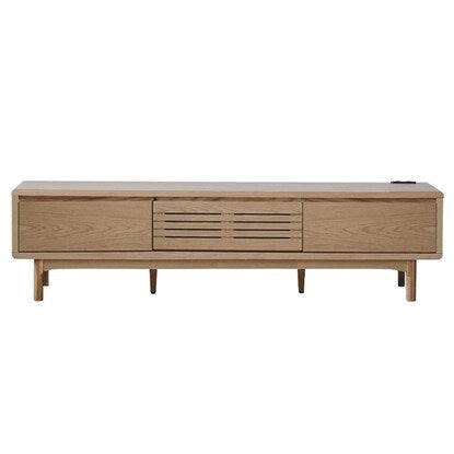 TV stand with power outlet (180cm wide, NA)