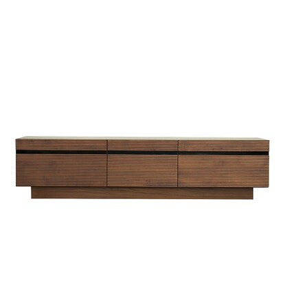 Natural wood TV stand (166 WAL)