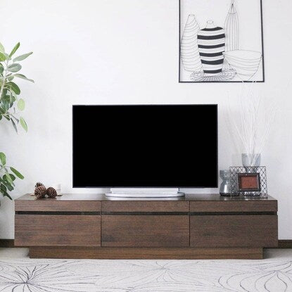 Natural wood TV stand (180 WAL)