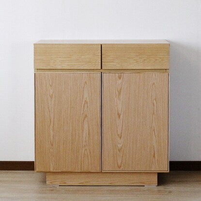 Natural wood sideboard (width 80cm NA)