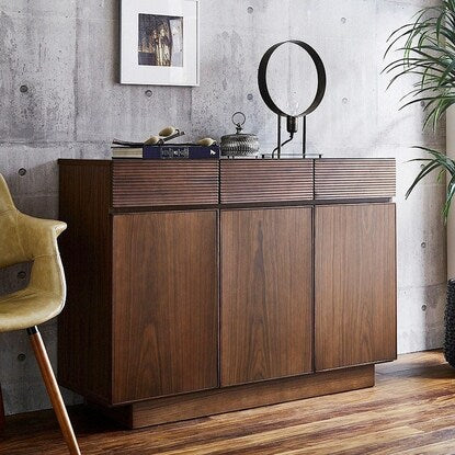 Natural wood sideboard (120cm wide WAL)