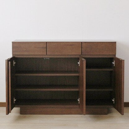 Natural wood sideboard (120cm wide WAL)