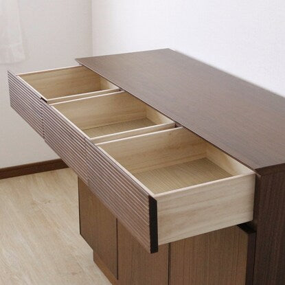 Natural wood sideboard (120cm wide WAL)