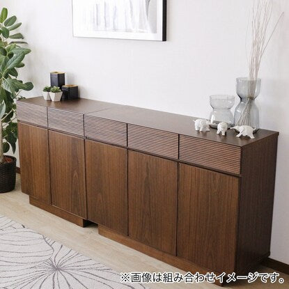 Natural wood sideboard (120cm wide WAL)