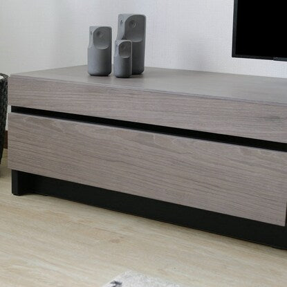 Natural material TV stand (width 210cm GY)