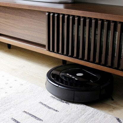 A TV stand featuring natural wood decorations (150cm wide WAL)