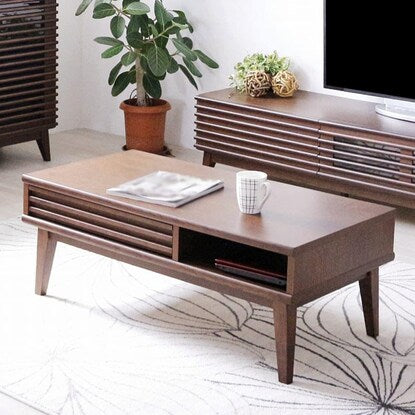 Center table with a warm wooden feel (100cm wide WAL)