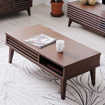 Center table with a warm wooden feel (100cm wide WAL)