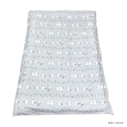 I am Shimaenaga Duvet Cover Light Grey