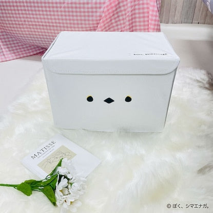 I'm a long-tailed tit. Storage box (white)