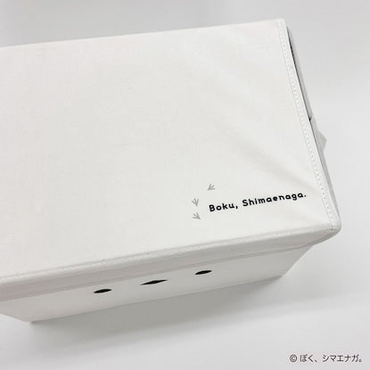 I'm a long-tailed tit. Storage box (white)