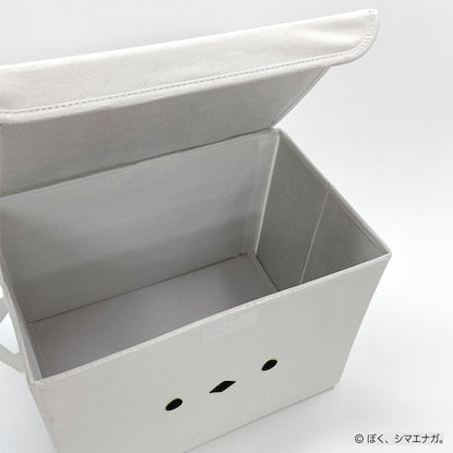 I'm a long-tailed tit. Storage box (white)