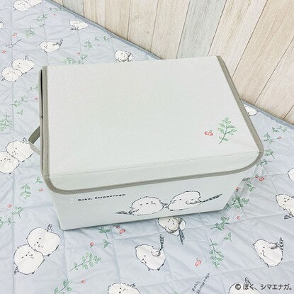 I'm a long-tailed tit. Storage box (light gray)