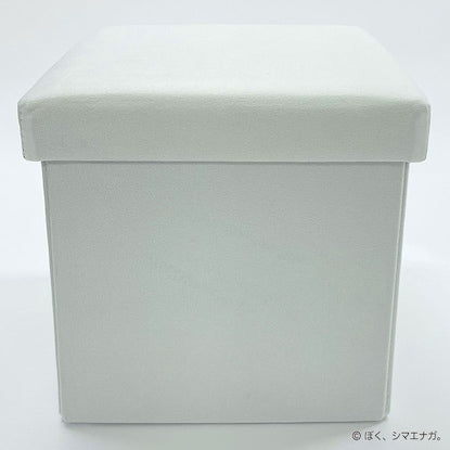 I'm a long-tailed tit. Storage stool (light gray)