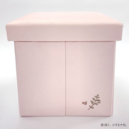 I'm a long-tailed tit. Storage stool (pink)