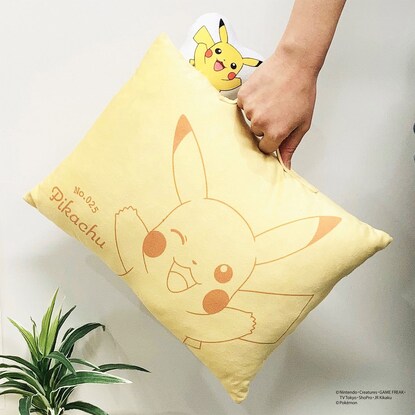 Pikachu mascot pillow