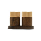 SINA Salt and Pepper Mill Dark Oak Brass