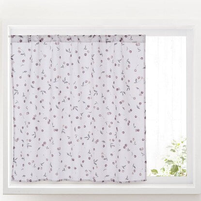 Small window curtains (cherry pattern 100 x 90 DH51)