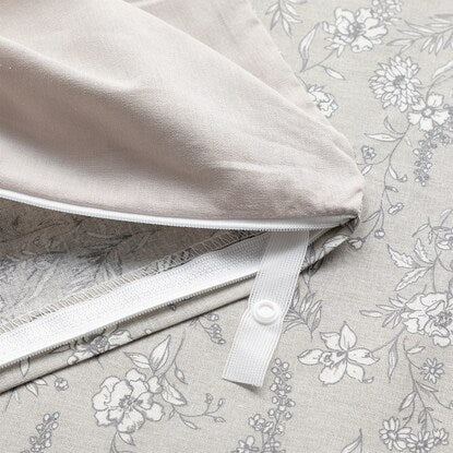 Duvet cover, semi-double (Line Flower ST22 GYBE SD)