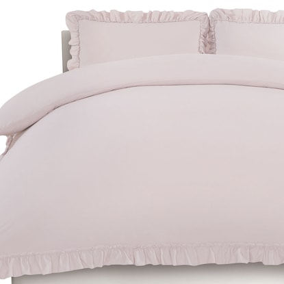 Duvet cover double (washed ruffle F9 RO D)