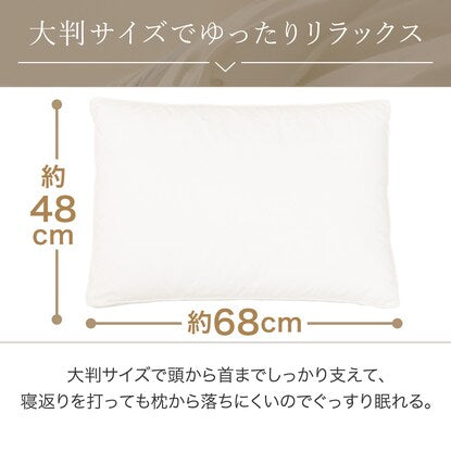 Hotel style pillow, cotton type, large size (N Hotel cotton, large size)