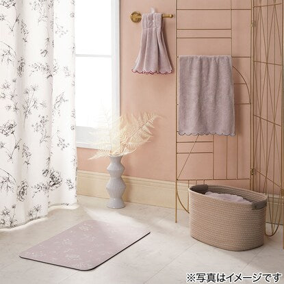 Scallop embroidery face towel (RO SR22)