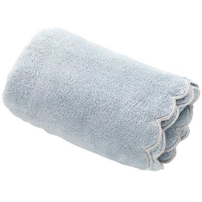 Scallop embroidery face towel (BL SR22)