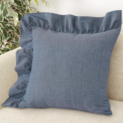 Cushion cover (side frill BL SC224 45×45cm)