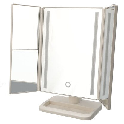 Tabletop three-way mirror with LED light (OWH DD02)