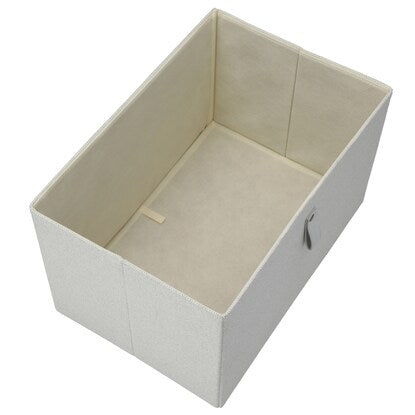 Fabric storage box with lid (IV CL412)