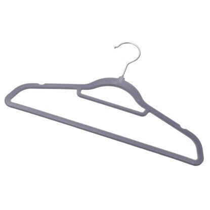 Thin, non-slip hanger, size M (PU, set of 5)